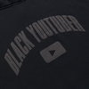 BLACK YOUTUBER HOODIE BLACK